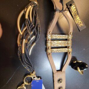 Leather Rock Bella Jack NWT Bracelets and RIng